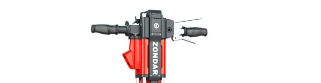 9-14Mpa Handheld Hydraulic Breaker D Handle Form 18-23Lpm Flow