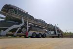 3 Axle Car Carrier Trailer Auto Truck Trailer with 12 Tires and Jost E100