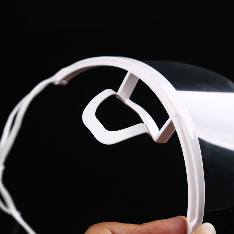 Earloop Style Transparent Plastic Face Cover For Chef