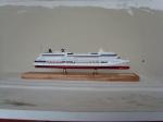 Professional Wooden Model Boats Celebrity Infinity Cruise Ship Shaped , Solid