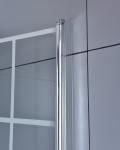 Clear Glass 800x1400mm Pivot Shower Screen 6mm