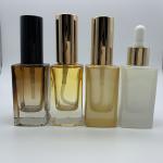 Transparent Square Essential Oil Dropper Bottles 20ml 30ml 50ml BPA Free