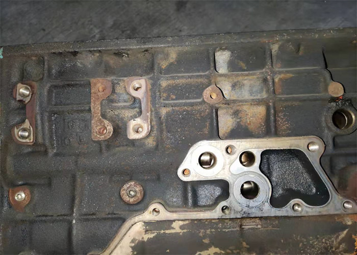 Second Hand Mitsubishi Engine Blocks , 4D34 Used Engine Block For Excavator HD512-2