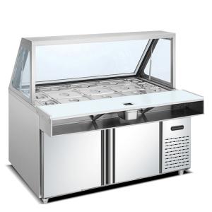 Quality CE R134A Refrigerant 400W Commercial Fridge Freezer wholesale