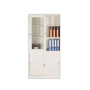 Quality Waterproof Knock Down Sliding Glass Door Metal Display Cabinet wholesale