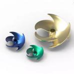 Stainless 304 3 Blade Electric 36inch Outboard Propellers Aluminum