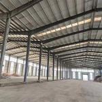 Anti Fire Steel Frame Warehouse Building , Metal Garage Building With Building
