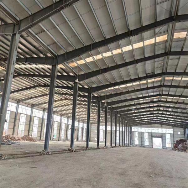 Anti Fire Steel Frame Warehouse Building , Metal Garage Building With Building