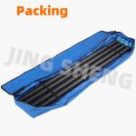 15ft Carbon Fiber Gutter Cleaning Pole with 45°, 90° Blue Silicone Elbows and