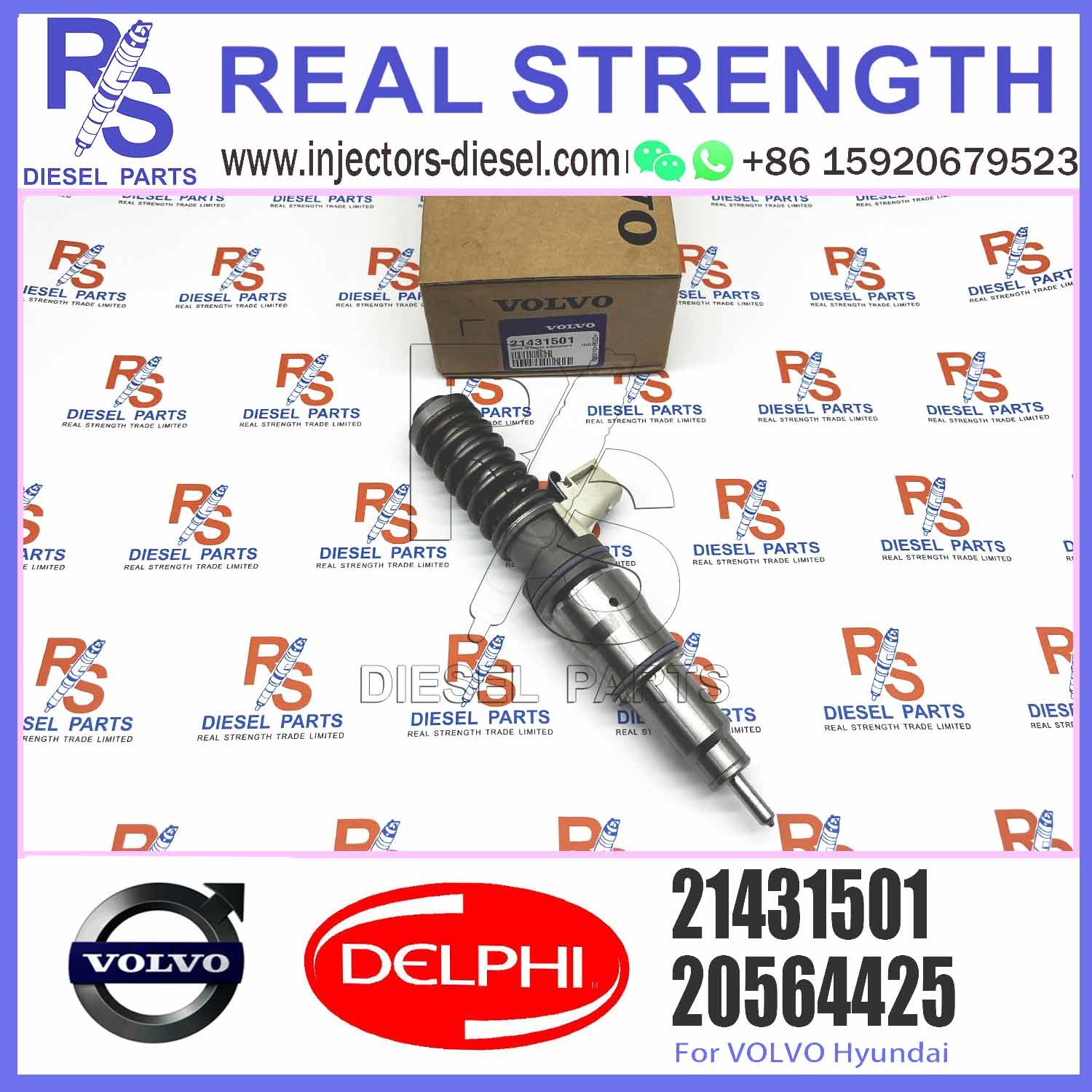 Diesel Fuel Injector 21431501 BEBE5G17001 BEBE5G17101 BEBE5G09001 BEBE5G17001 With Nozzle L380TBE