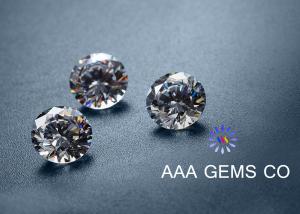 Quality 8mm 2 Carat Moissanite Super White Double Refraction Index For Jewelry wholesale
