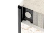 TUV Stainless Steel Tile Trim Brushed Round Closing Metal Strip