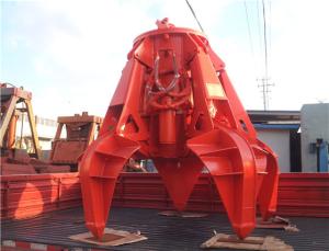 Quality 1cbm Electro hydraulic orange peel grab wholesale