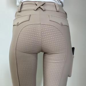 Quality XS XL Kids Equestrian Riding Pants Silicone Four Way Stretch wholesale