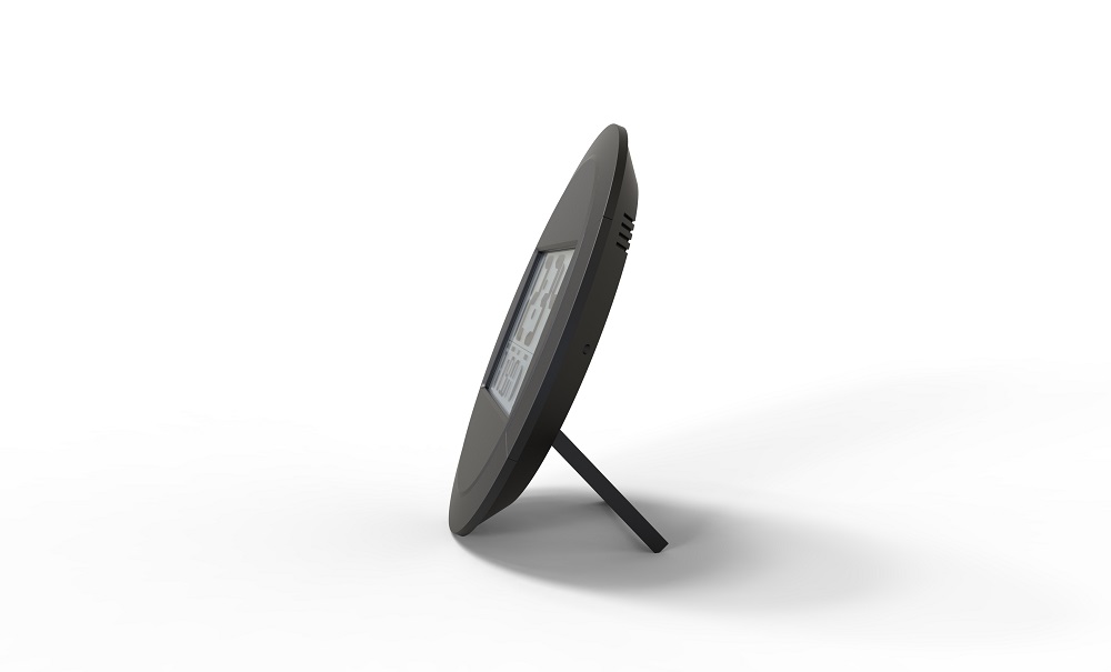 Easy-to-Read RC Wall Clock with Temperature Convenient Weather Display