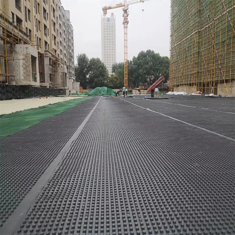 HDPE Drainage Board Compound Dimple Waterproof HDPE Drain Plastic Drainage Board Dimpled Drainage Board