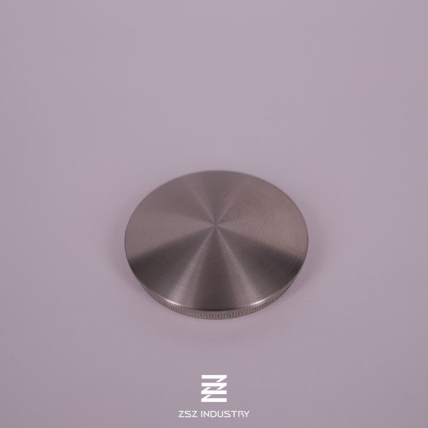 42.4x2.0mm Railing End Caps , Dome Stainless Steel End Cap Round Tube Use