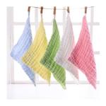 MW-001 Baby Muslin Washcloths 100% Natural Cotton Baby Wipes Super Soft Face