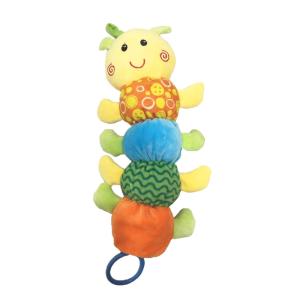 Quality 32cm 12.6 Inch Musical Giant Caterpillar Stuffed Animal For Infants Newborns EMC wholesale