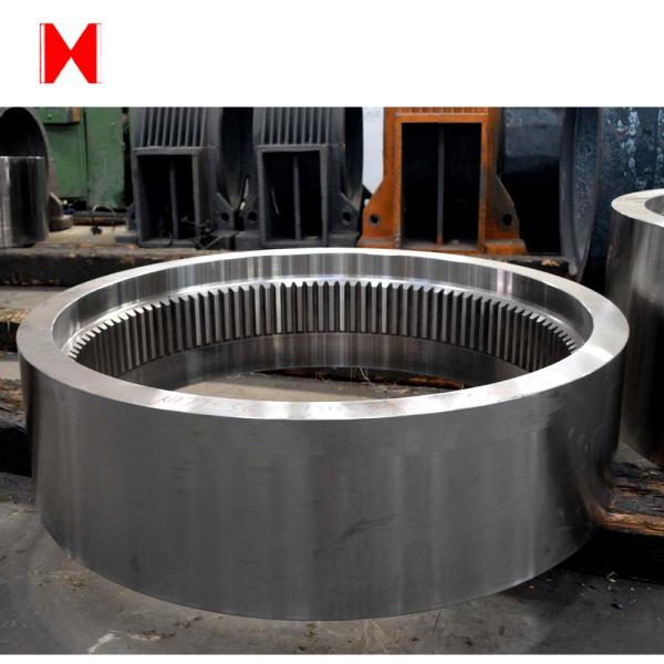 Cast Steel Starter 3000mm Rotating Gear Ring Forging Large Ring Gear