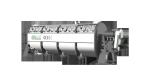 1800mm Diameter 90kw Disc Dryer For Dyring Material
