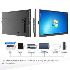 Quality interactive flat panel display 65 Education Dual System Android system For Office wholesale