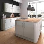 Veneer Top/Lacquer Bottom Finish Modern Acrylic Designs for Modular Kitchen