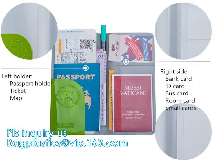 Promotional Customized color PVC travel Passport Cover, Ticket Holder Travel Plastic Pvc Passport Cover, Eco-friendly pv