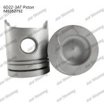 6D22-3AT Engine Piston Chamber Size 80mm 3.3Kx3x4mm ME052792 For Mitsubishi
