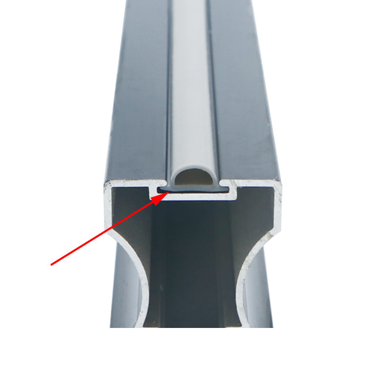 Anti Collision Wardrobe Door Seal Strip PVC Damping Strips Color Customized