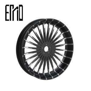 Quality INCA Customization Motorcycle Accessory LG-34 24 bright spokes center pleated face style wheels wholesale