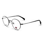 FM3231 Womens Round Stainless Steel Optical Glasses 49-20-145