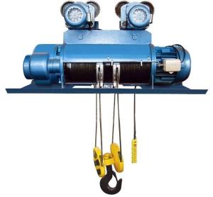 Quality 18m 7m/Min Industrial Electric Hoist Mini Wire Rope Hoist with Remote Control wholesale