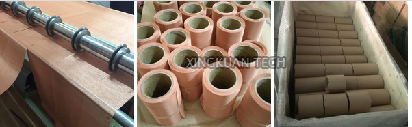 Red Copper Wire Mesh Screen For RFI Shielding , Faraday Cages And Others