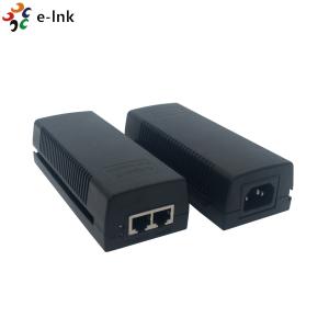 Quality Fast Gigabit PoE Injector Adapter IEEE802.3af At 15W 30W 48V DC Output 10/100/1000M wholesale