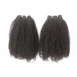 Afro Kinky Curly Hair Peruvian Virgin Human Hair Bundles Full Density No Lice No