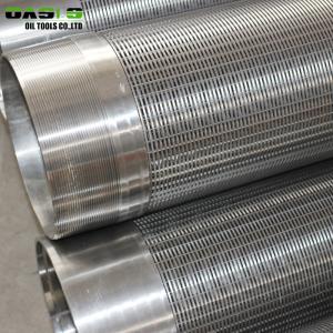 China Johnson Type Metal Water Well Screen Pipe Round Hole Shape 5800mm Length on sale