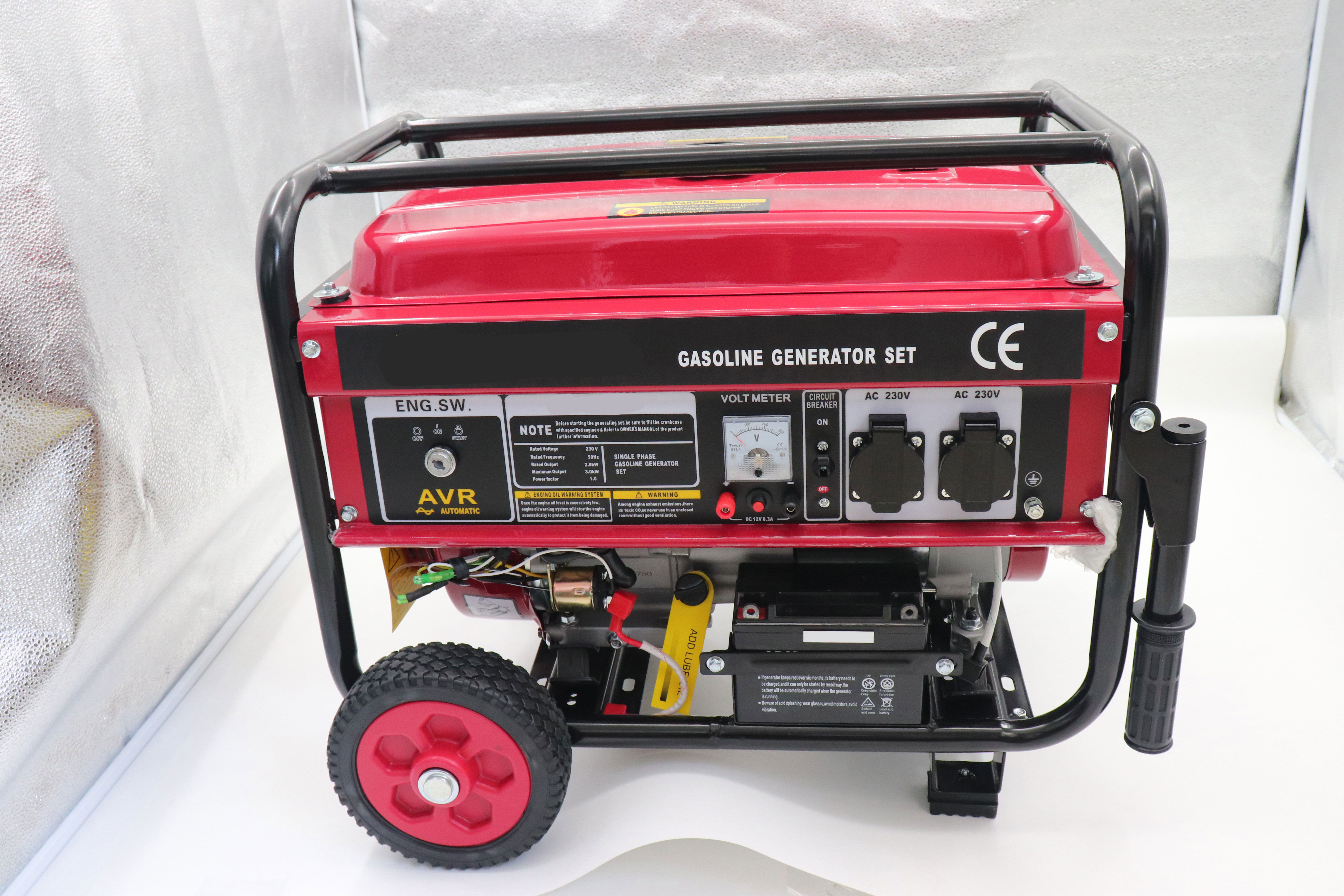 Mid East Replace Repairing with Our OEM Color Gasoline Generator 2.8 KW Max Power