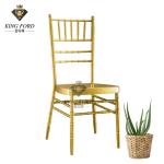 Commercial Furniture Aluminum Black Chiavari Chairs 40*42*92cm