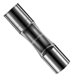 Quality Adjustable Thickness Double Head Glass Bottle Salt Pepper Mill Grinder for Restaurant wholesale