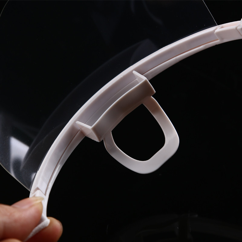 Earloop Style Transparent Plastic Face Cover For Chef