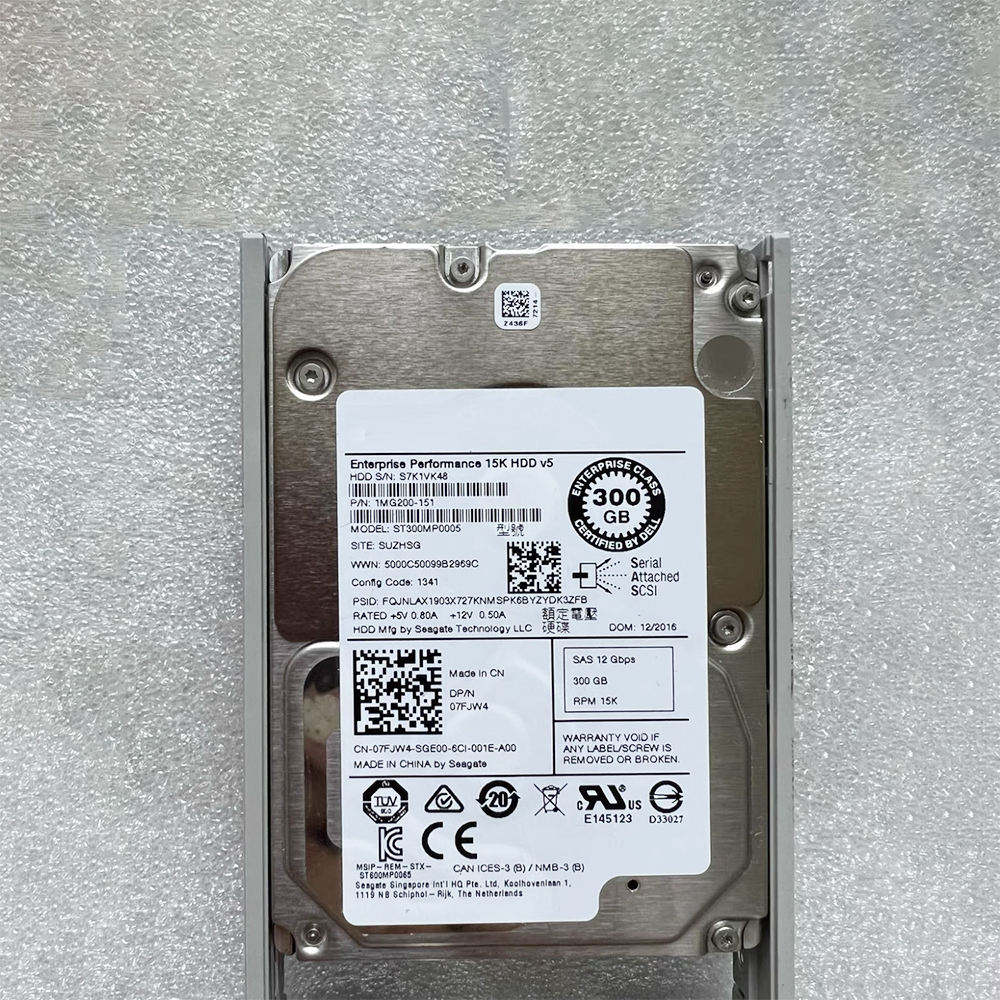 New Original high quality 02T51W 1T 3.5'' SATA 64M 7.2K HDD 9YZ164-036 44YFV HUS728T8TAL5200 ST300MP0005 7FJW4 Storage Hard Disk