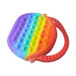 Push Bubble Girls Pop Shoulder Bag , Relieve Stress Pop Fidget Purse