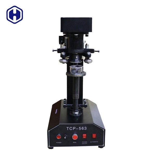 Semi Automatic Plastic Container Packaging Machine Table Top Type