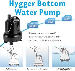 Quality 1060 GPH 60W Fountain Pond Aquarium Water Pump wholesale