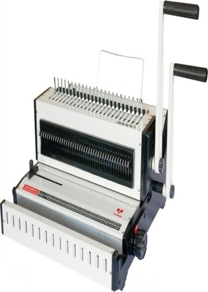 Cheap Desktop Office Wire Comb Binding Machine Machine Size 450x430x270mm Cw2016 for sale