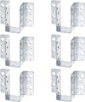 2x6 Joist Hangers for Wood, 18 Gauge Galvanizing Face Mount Joist Hangers, Joist