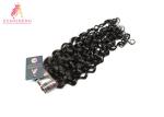 Unprocessed Italian Wave Brazilian Human Hair Customized Length