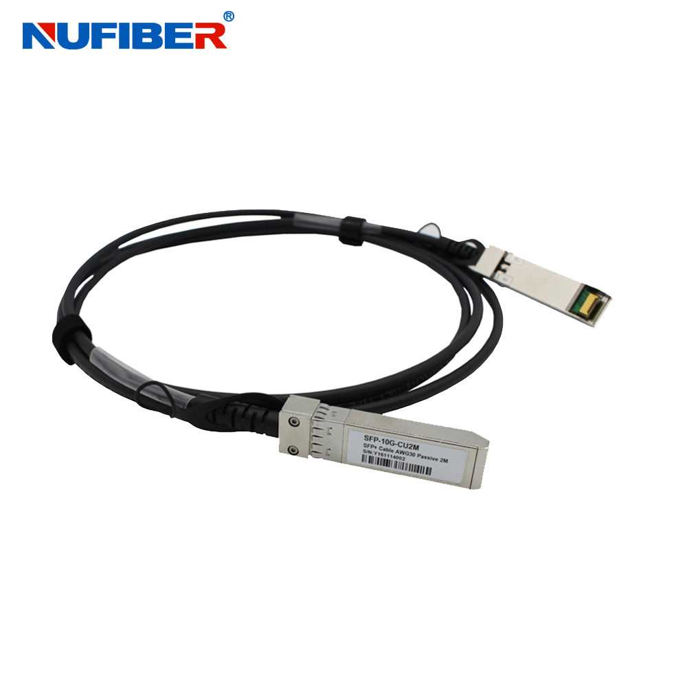 10G SFP+ To SFP+ Direct Attach Cable AWG30 1m For Cisco / Juniper / D-Link