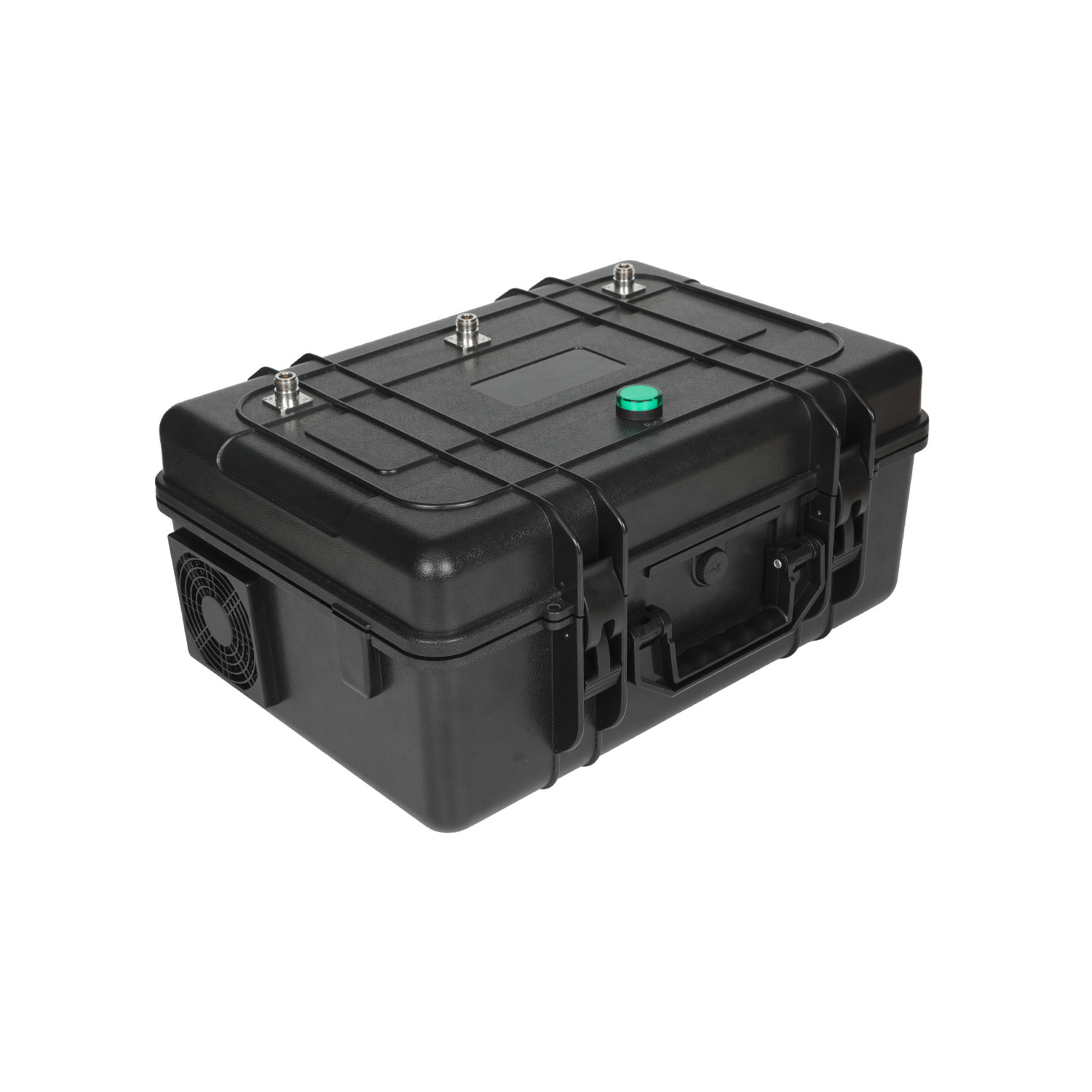 3 antennas 150W powerful briefcase design signal jammer blocks 2400-2500MHz,850-950MHz, 5725-5850MHz etc,. customizable signals, with a coverage range
